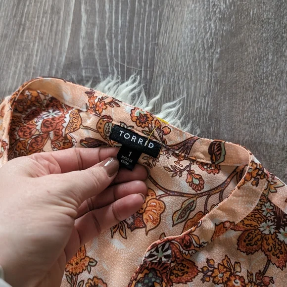 TORRID - Lexie Chiffon Babydoll Top - Picture 11 of 12